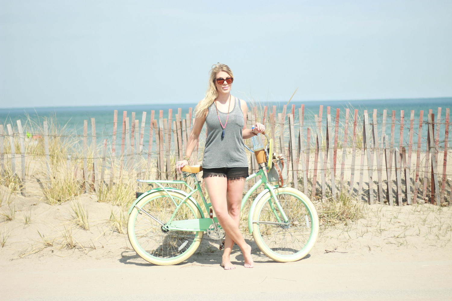 beach bike ride