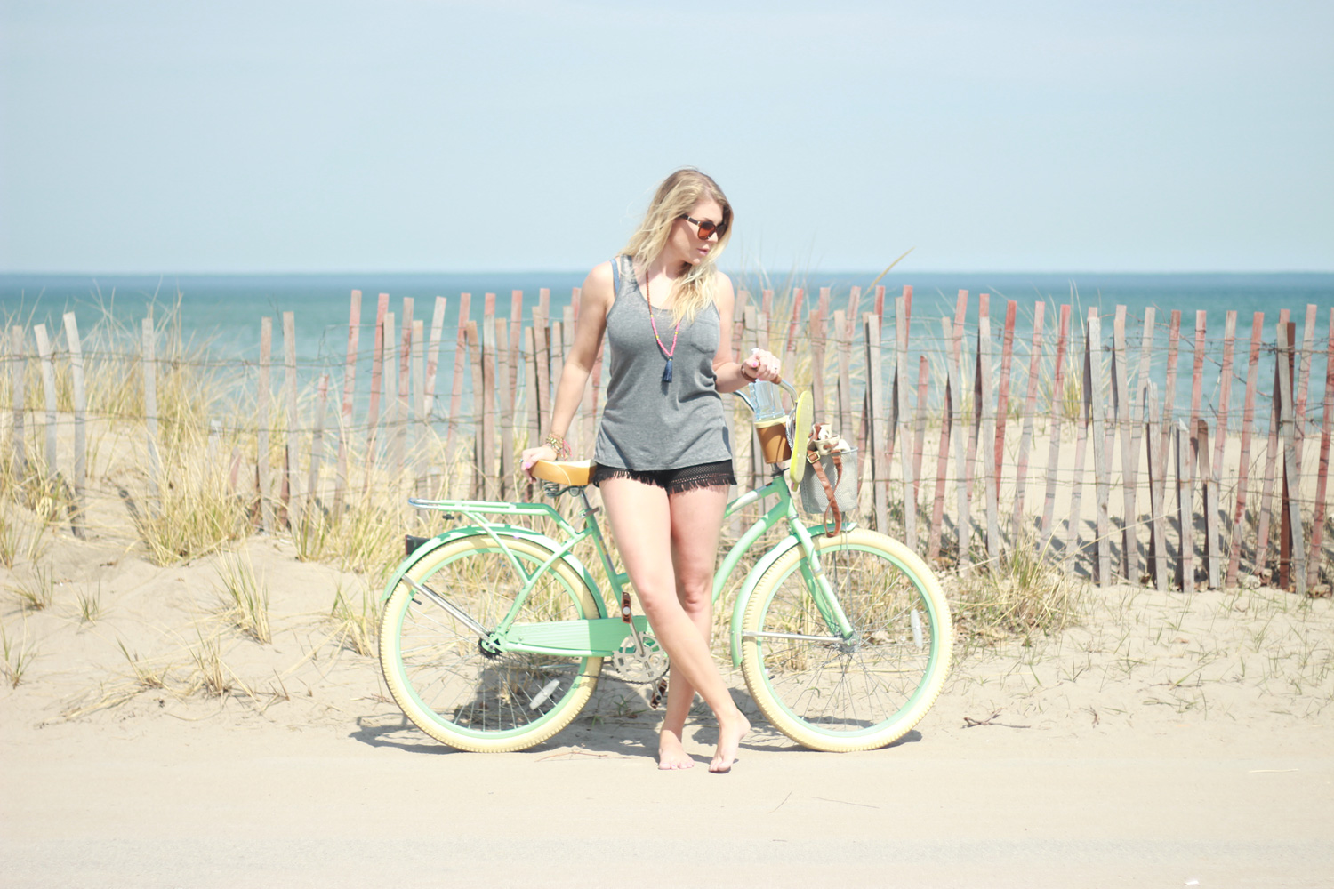 beach bike ride