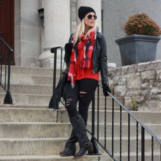 Chic Black and Red