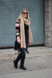 Fringed sweater