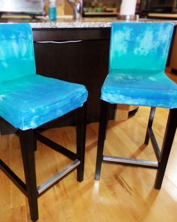 Final reveal of bar stool
