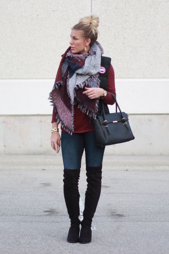 Casual Topknot and Over-The-Knee Boots - Nicki Monica's Blog