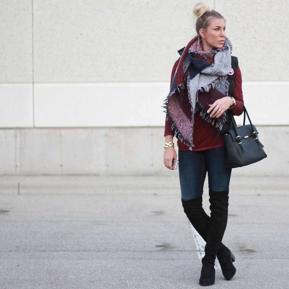 Casual Topknot and Over-The-Knee Boots - Nicki Monica's Blog