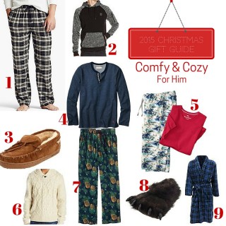 Gift Guide 2015: Cozy Comfort (For Him)